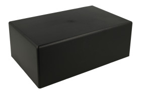 Obudowa; uniwersalna; G1039BA; ABS; 217mm; 138mm; 79,5mm; czarny; aluminiowa pokrywa; Gainta; RoHS