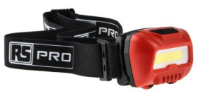 Latarka nagłowna, jasność 350 lm, 3 x AAA IPX5 RS PRO Nie