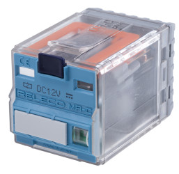 Przekaźnik mocy 12V dc DPDT Releco 1.3W, Wciskane 110Ω Wciskane