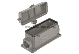 Obudowa złączy dużej mocy HARTING Montaż powierzchniowy rozmiar 24B Wpust boczny rozmiar gwintu M25