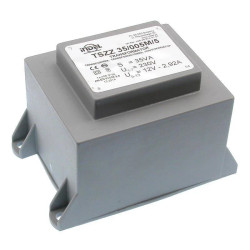 Transformator 35VA zalewany 230Vac (12V) 2.91A, z mocowaniem
