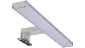 Lampa Led Łazienkowa Srebrna 8W 40Cm Na Lustro Szafke Ajj-W400c40-S