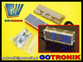 Zegar elektroniczny MATRIX LED z termometrem
