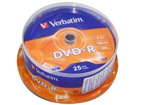 DVD-R VERBATIM 4.7GB 16 CAKE25