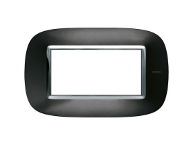 AXOLUTE Ramka 1 pojedyncza owalna 4 moduły AXOLUTE antracyt HB4804XS LEGRAND