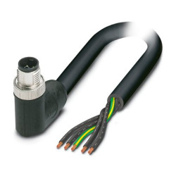 Kabel zasilający 5 Core Polichlorek winylu PVC Sheath Black, Grey