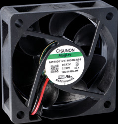 MF60201VX-1000U-A99 Fan, 12 VDC, 60x60x20mm, MB/EB series