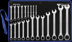 BT013121 Ratchet ring wrench set, 6 - 32 mm, 21 pieces