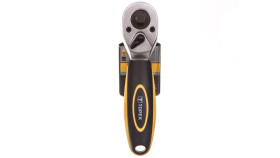 Grzechotka Krótka Podwójna 1/2 Cala X 3/8 Cala 135Mm 72 Zęby Prosta 38D543