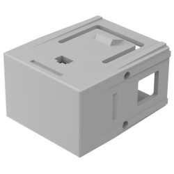 Soczewki do wskaźników, 02-901, Szary, Prostokąt, długość: 25.4