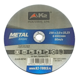Tarcza do cięcia metalu BASIC 230 x 2,0mm (25 szt.)