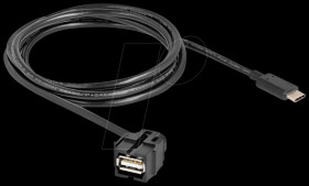 88057 Keystone module, USB A female / USB C male, 1.5 m