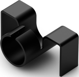 Small heatsink, (L x W x H) 12.7 x 21.4 x 10.1 mm, 38 K/W, black anodized, 10007138