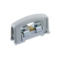 Zacisk prądowy 2x35mm2 szary z pokrywą na szynę TH35 E.4120SP