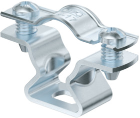 Spacer clamp, max. bundle Ø 17 mm, steel, galvanized, (L x W) 44 x 14 mm, 1362762