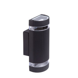 Oprawa elewacyjna OE-4C 2xGU10 czarna IP54 EC79047 EcoLight