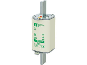 Wkładka topikowa przemysłowa - silnikowa 1000V NH1 aM 80A/1000V 004184434 ETI