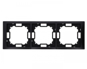 Simon Basic Ramka 3-krotna Neos IP20 czarny mat BMRC3/49