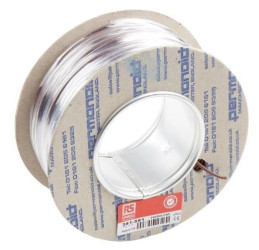 Przewód jednożyłowy linkowy, 2491X, 0,5 mm², 16/0,2 mm, 20 AWG, PVC, 500 V, Brązowy, dł. 100m, RS PRO
