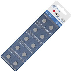 AgfaPhoto 150-805580 Button Cell 10 pieces 1.5V Alkaline for Devices