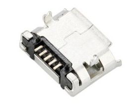 GNIAZDO USB MICRO 5PIN 2NOZKI