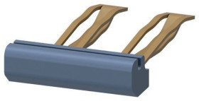 Mostek grzebieniowy obciążalność prądowa na zasilaniu max 10A 2-biegunowy 3RQ4901-0A