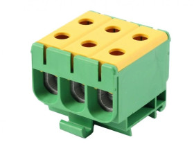 Złączka uniwersalna (Al/Cu) ETB 50/1x3 - żółto-zielona