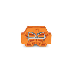 WAGO 262-306 2 Conductor Fixing Flanges Terminal Block Orange