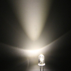 Ultra Bright LED 5mm - Warm White (10 Pack)