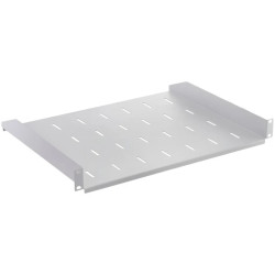 Półka stała do szafy RACK 19 cali 1U 350mm szara