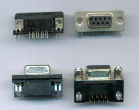 DB9 GNIAZDO KĄTOWE DO DRUKU (ZLDB-DB9-GN-KAT)