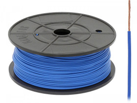 Kabel pojedyńczy 0,75mm FLRY niebieski 1m