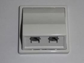 Gniazdo telefoniczne p/t 2xRJ-12 6p6c GTP-22G