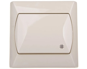 AKCENT Łącznik krzyżowy beżowy ŁP-4A/01