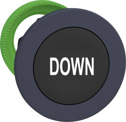 Schneider Electric ZB5FA344 ZB5FA344 Element czołowy dla przycisku płaski, resetowalny (Ø) 30.5 mm Down ciemnoszary, cza