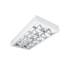 Oprawa nasufitowa rastrowa NOTUS 4LED 218 NT pod 2 świetlówki LED 615mm 22674