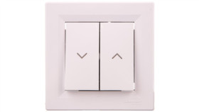 Łącznik Asfora Żaluzjowy Biały Z Ramką Eph1300521