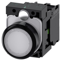 Kompletny układ przycisku SPST średnica wycięcia 22mm Siemens