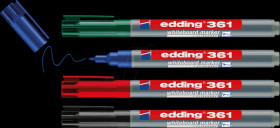 4-361-4-2 Whiteboard marker, 1.00 mm, four assorted colours