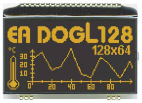 Wyświetlacz graficzny Display Elektronik EADOGL128S-6 128 x 64 Pixel (S x W x G) 68.00 x 51.00 x 2.8 mm