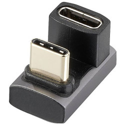 Renkforce RF-3802674 USB-C Adapter 8K UHD USB4 Straight angle socket
