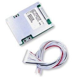 Moduł BMS do 10 ogniw Li-ion 18650 15A 10S 36-42V ładowarka + wtyczka