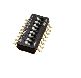 Przełącznik suwakowy, 8PST, SMD, 100 mA, Nidec Components