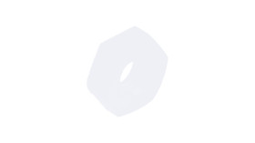 Nakrętka sześciokątna M2.5 Nylon, Zwykłe