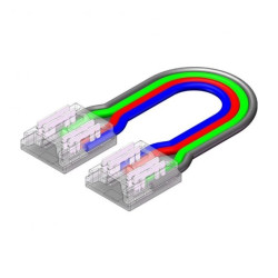 Złącze do taśmy LED - MC - CCT/RGB 10mm - COB - dwustronne z przewodem - ED00033904