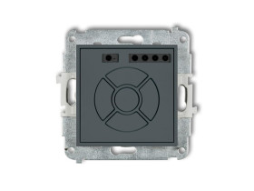 MINI Wyłącznik roletowy (sterowanie lokalne i pilotem sterowanie strefą i podstrefą) grafitowy mat 28MSR-4 KARLIK