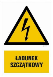 ZNAK - HA011 Ładunek szczątkowy 7,5 x 10 cm PN - Płyta 1mm