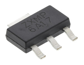 MOSFET P-kanałowy 4,3 A SOT-223 60 V SMD Pojedynczy 3.9 W 190 miliomów