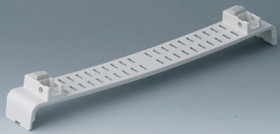 Enclosure strip, straight, ABS, (L x W x H) 258.9 x 35 x 23.9 mm, gray white, A0144370