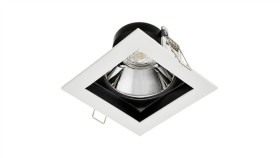 Oprawa Malachit-K-Sw/Sb/S Biały Piaskowany/ Czarny Piaskowany / Srebrny Stop...